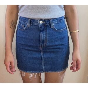Denim Mini Skirt